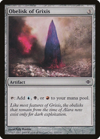 Obelisk of Grixis [Shards of Alara] | Mega City Incorporated