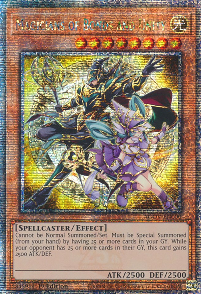 Magicians of Bonds and Unity (Quarter Century Secret Rare) [AGOV-EN000] Quarter Century Secret Rare | Mega City Incorporated