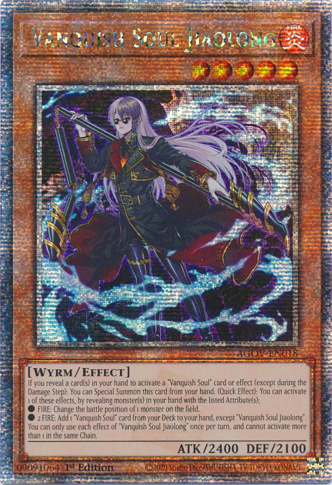 Vanquish Soul Jiaolong (Quarter Century Secret Rare) [AGOV-EN018] Quarter Century Secret Rare | Mega City Incorporated