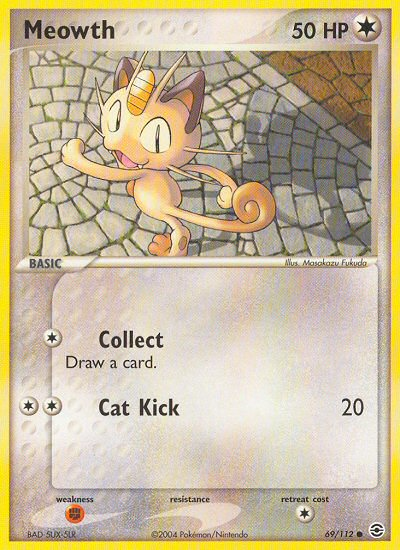 Meowth (69/112) [EX: FireRed & LeafGreen] | Mega City Incorporated