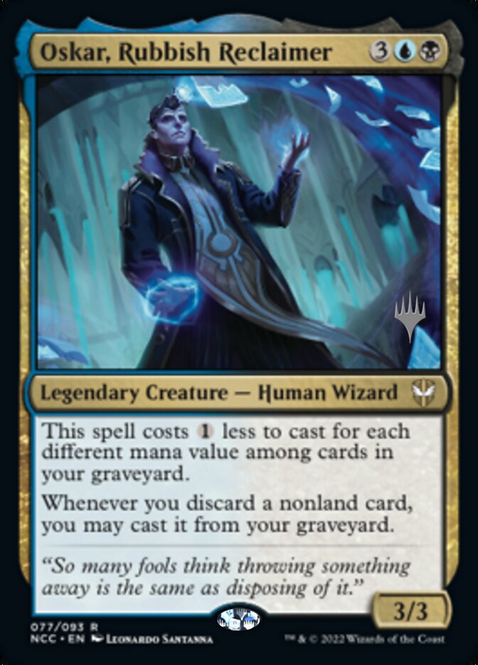 Oskar, Rubbish Reclaimer (Promo Pack) [Streets of New Capenna Commander Promos] | Mega City Incorporated