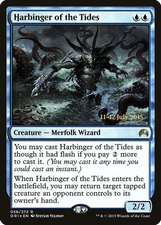 Harbinger of the Tides [Magic Origins Promos] | Mega City Incorporated