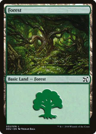 Forest (32) [Duel Decks: Elves vs. Inventors] | Mega City Incorporated