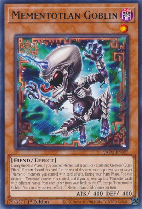 Mementotlan Goblin [VASM-EN007] Rare | Mega City Incorporated