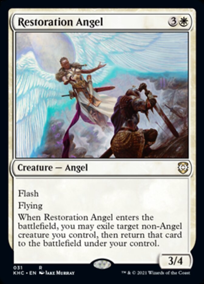 Restoration Angel [Kaldheim Commander] | Mega City Incorporated