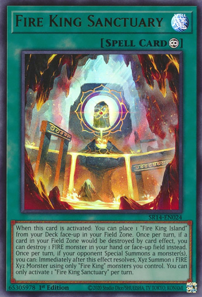Fire King Sanctuary [SR14-EN024] Ultra Rare | Mega City Incorporated