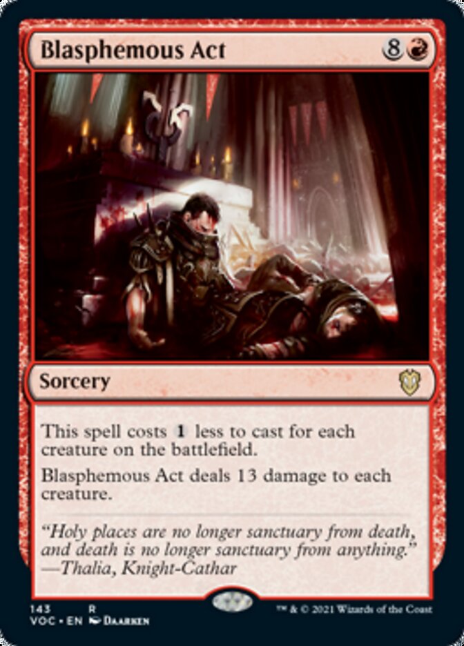 Blasphemous Act [Innistrad: Crimson Vow Commander] | Mega City Incorporated