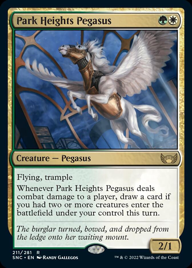 Park Heights Pegasus [Streets of New Capenna] | Mega City Incorporated