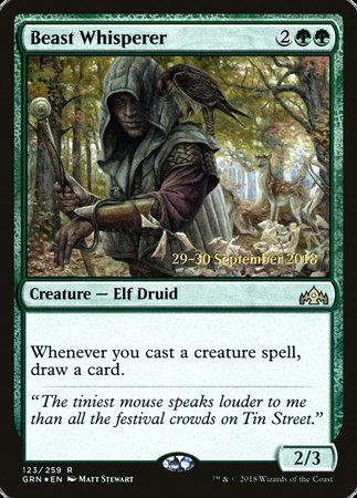 Beast Whisperer [Guilds of Ravnica Promos] | Mega City Incorporated