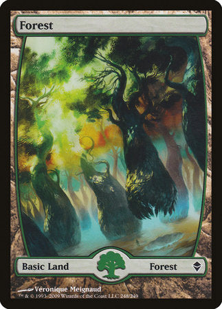 Forest (248) - Full Art [Zendikar] | Mega City Incorporated