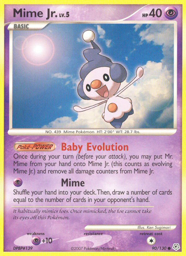 Mime Jr. (90/130) [Diamond & Pearl: Base Set] | Mega City Incorporated