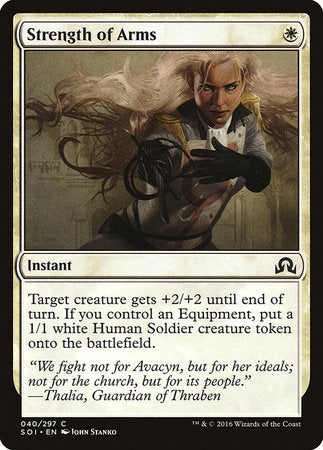 Strength of Arms [Shadows over Innistrad] | Mega City Incorporated