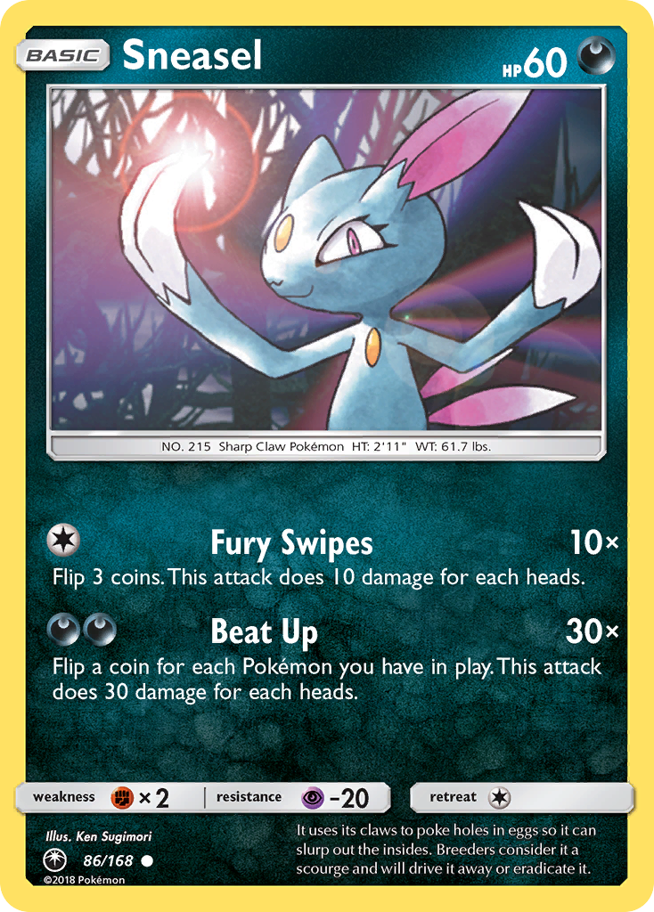 Sneasel (86/168) [Sun & Moon: Celestial Storm] | Mega City Incorporated