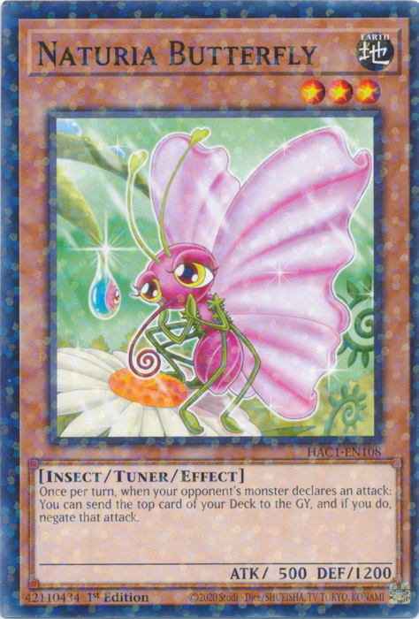 Naturia Butterfly (Duel Terminal) [HAC1-EN108] Common | Mega City Incorporated