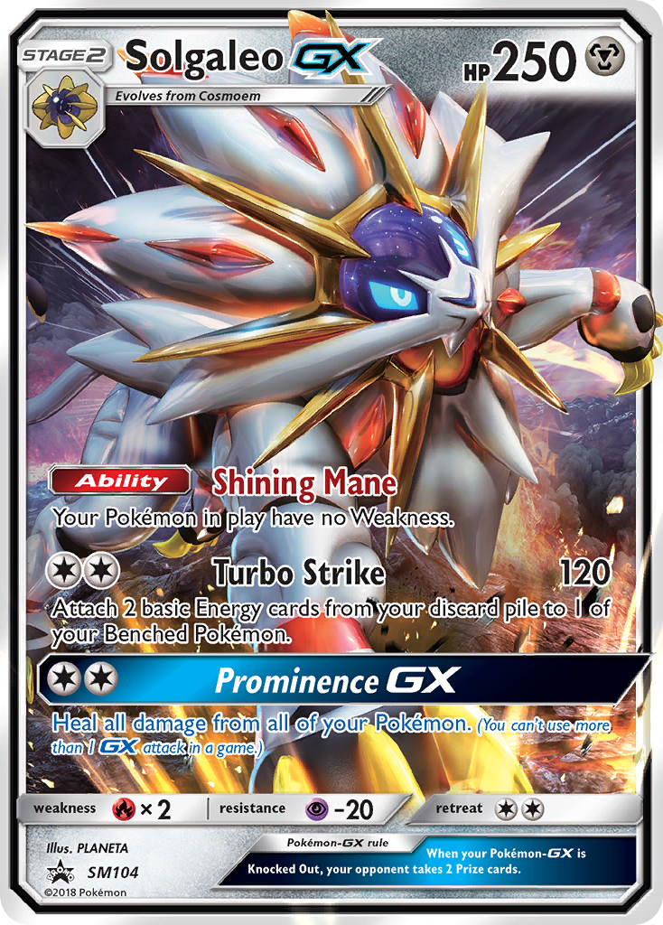 Solgaleo GX (SM104) [Sun & Moon: Black Star Promos] | Mega City Incorporated