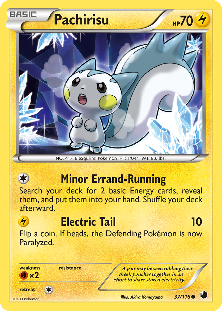 Pachirisu (37/116) [Black & White: Plasma Freeze] | Mega City Incorporated