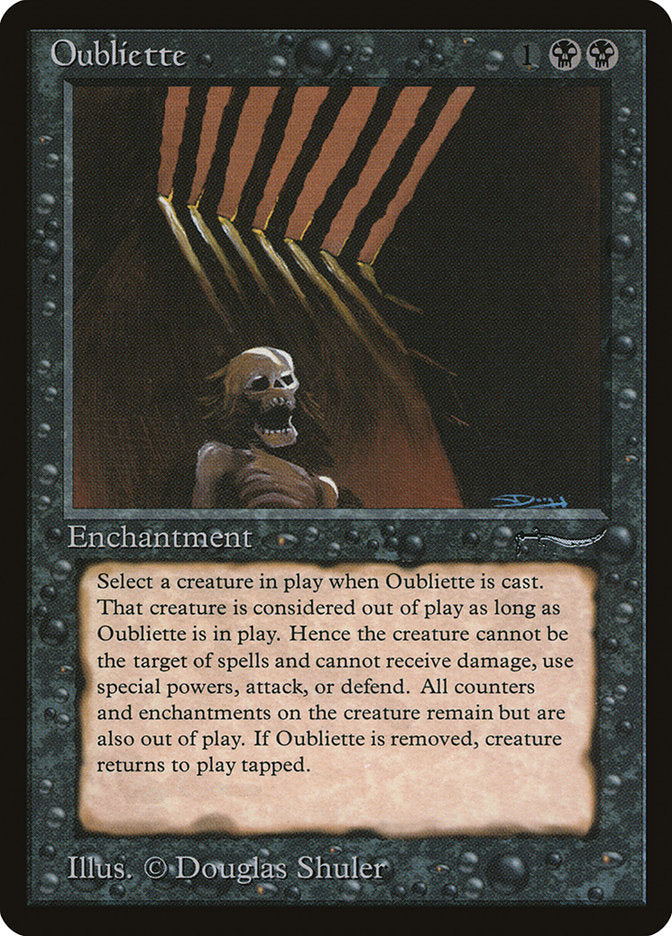 Oubliette (Dark Mana Cost) [Arabian Nights] | Mega City Incorporated