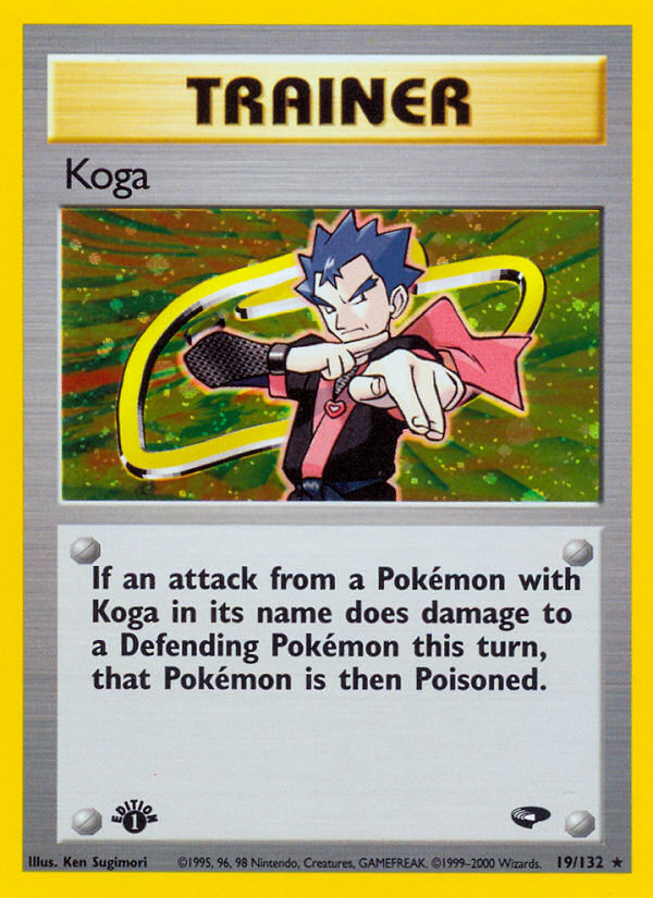 Koga (19/132) [Gym Challenge 1st Edition] | Mega City Incorporated