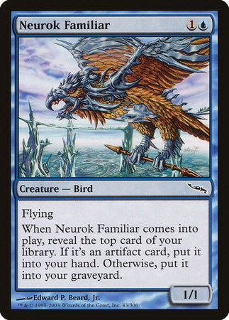 Neurok Familiar [Mirrodin] | Mega City Incorporated