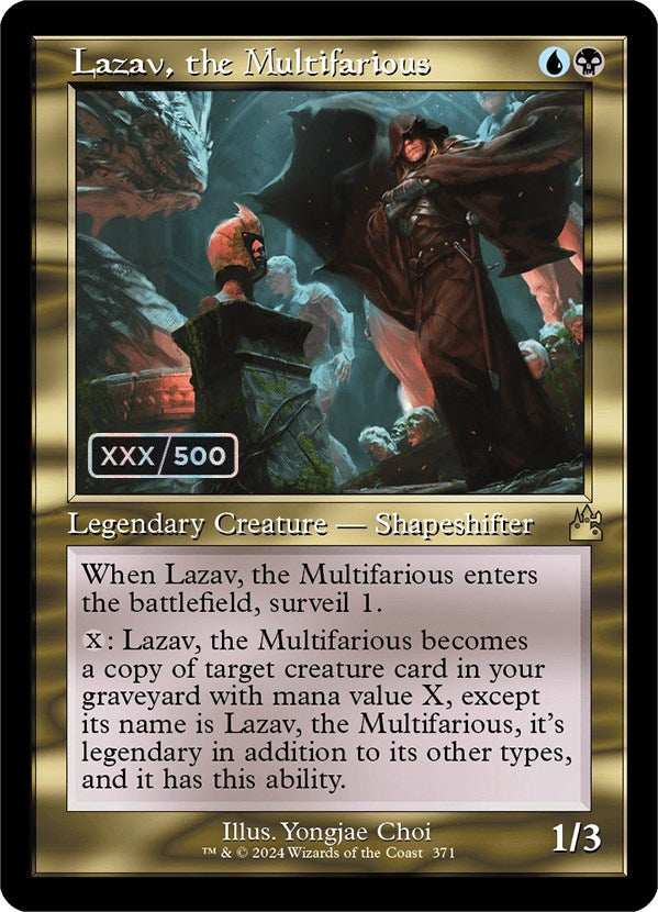 Lazav, the Multifarious (Retro) (Serialized) [Ravnica Remastered] | Mega City Incorporated