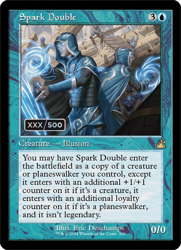 Spark Double (Retro) (Serialized) [Ravnica Remastered] | Mega City Incorporated