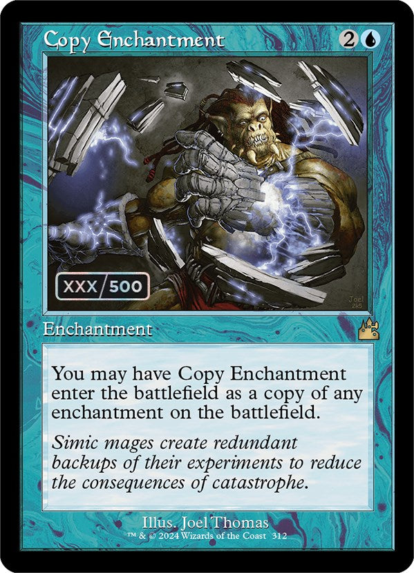 Copy Enchantment (Retro) (Serialized) [Ravnica Remastered] | Mega City Incorporated