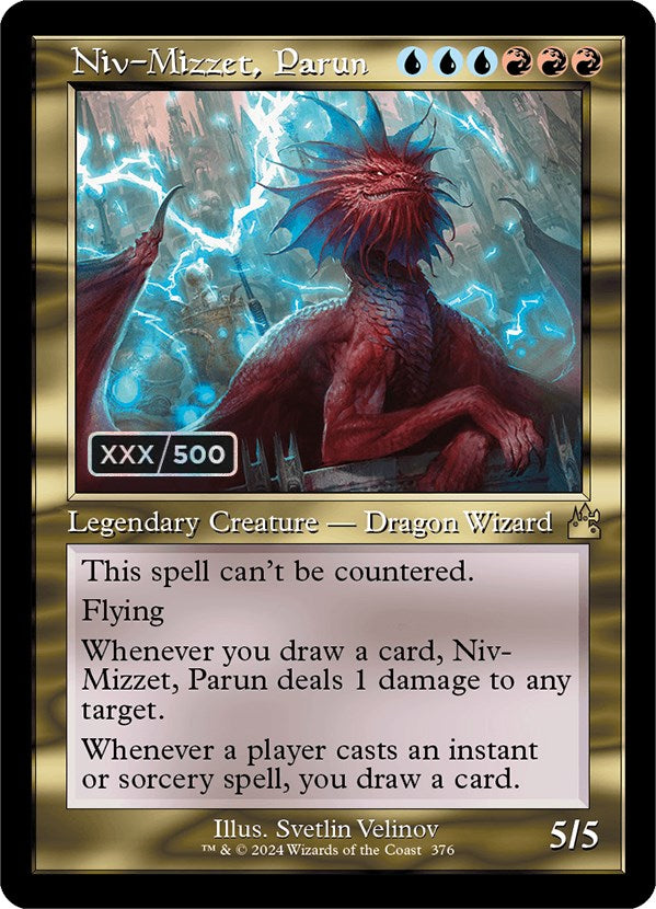 Niv-Mizzet, Parun (Retro) (Serialized) [Ravnica Remastered] | Mega City Incorporated