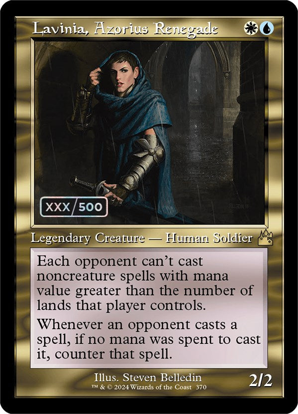 Lavinia, Azorius Renegade (Retro) (Serialized) [Ravnica Remastered] | Mega City Incorporated