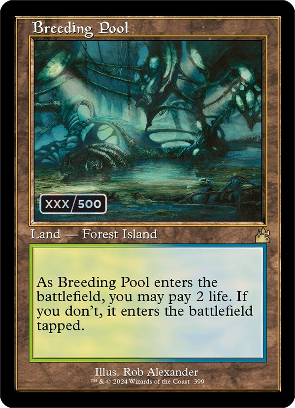 Breeding Pool (Retro) (Serialized) [Ravnica Remastered] | Mega City Incorporated