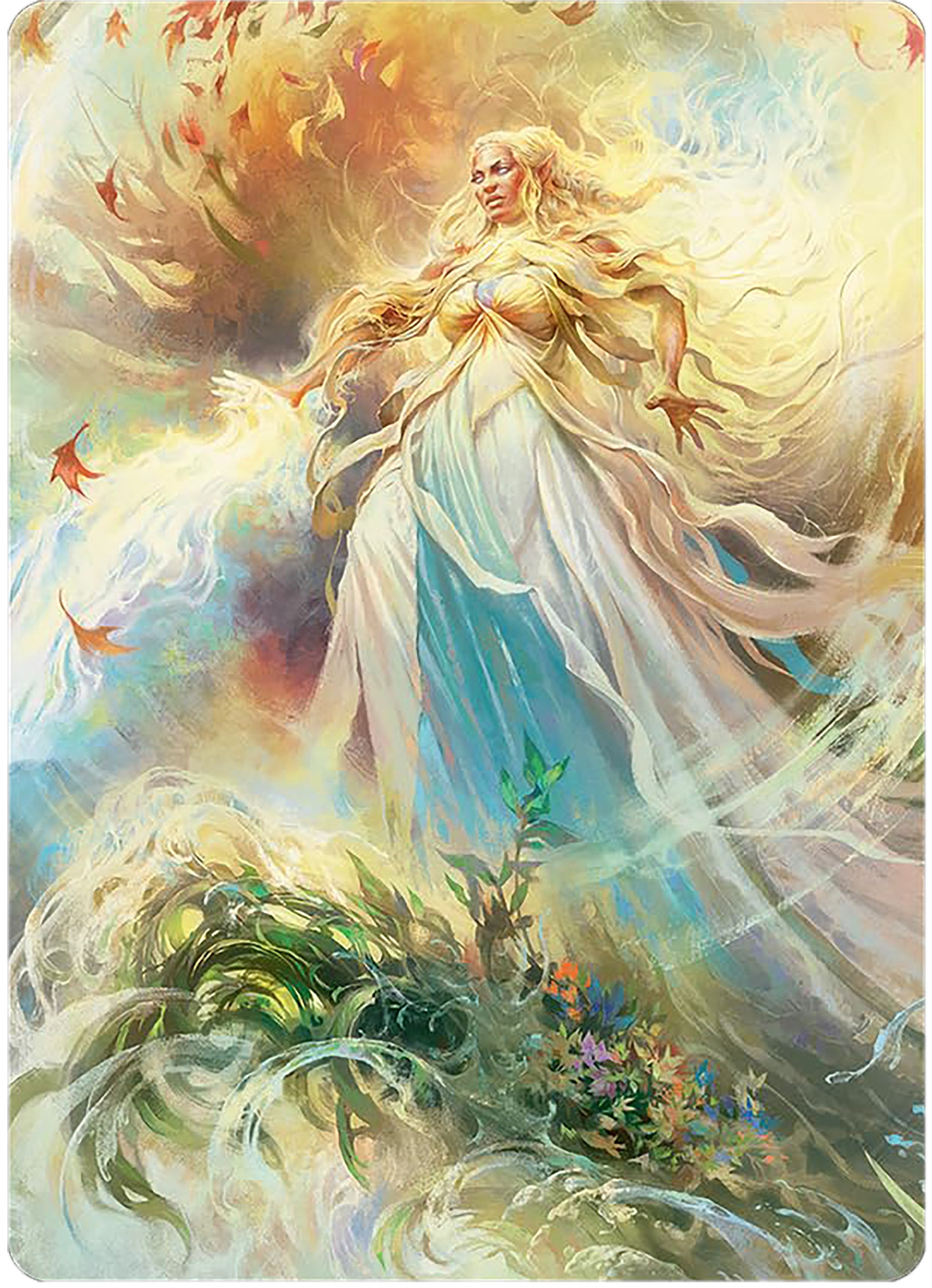 Galadriel, Light of Valinor Art Card [The Lord of the Rings: Tales of Middle-earth Art Series] | Mega City Incorporated