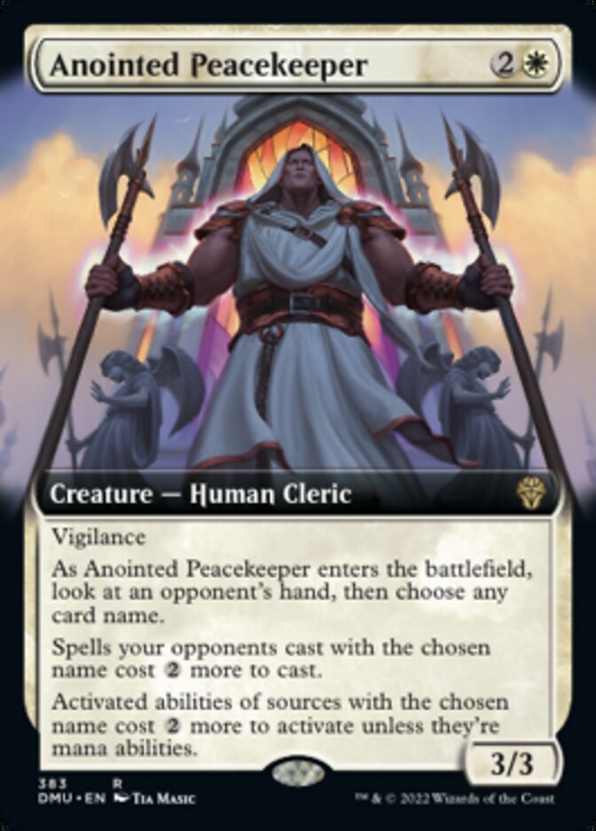 Anointed Peacekeeper (Extended Art) [Dominaria United] | Mega City Incorporated