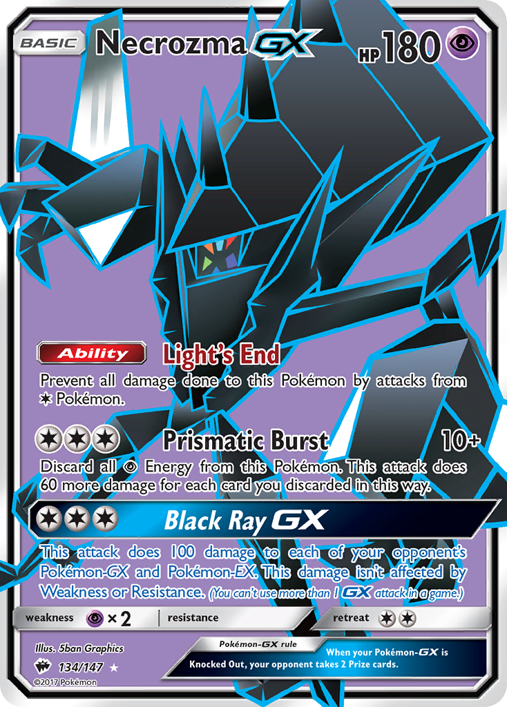 Necrozma GX (134/147) [Sun & Moon: Burning Shadows] | Mega City Incorporated