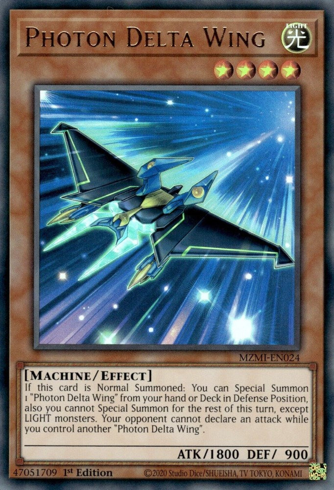 Photon Delta Wing [MZMI-EN024] Ultra Rare | Mega City Incorporated