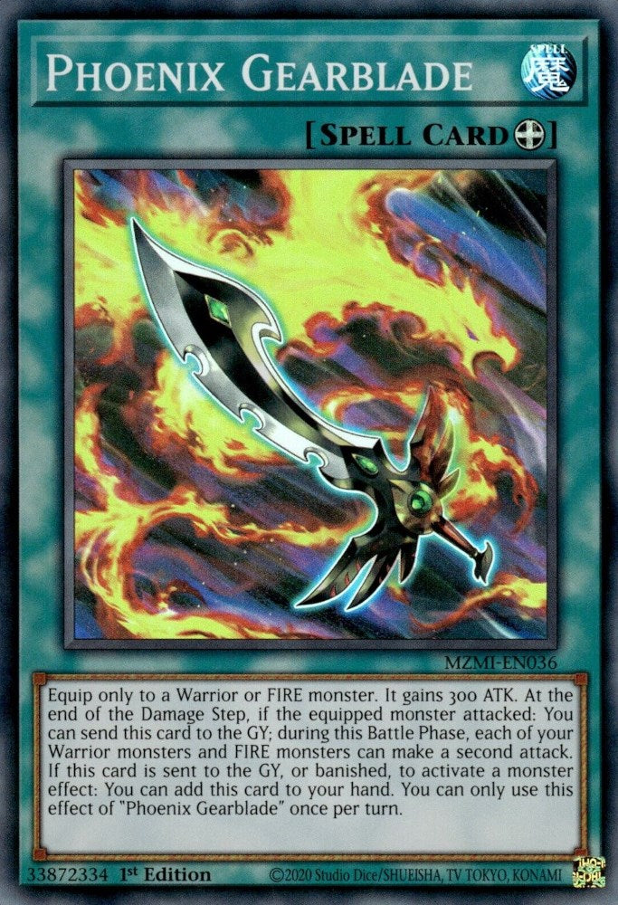 Phoenix Gearblade [MZMI-EN036] Super Rare | Mega City Incorporated