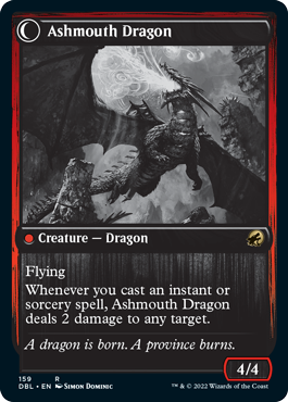 Smoldering Egg // Ashmouth Dragon [Innistrad: Double Feature] | Mega City Incorporated