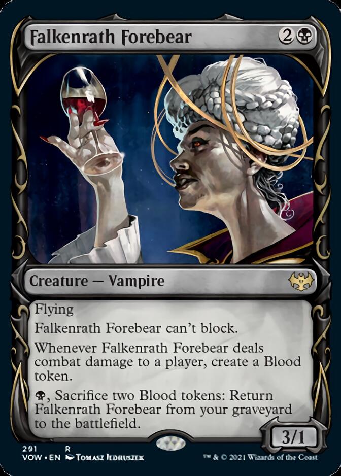 Falkenrath Forebear (Showcase Fang Frame) [Innistrad: Crimson Vow] | Mega City Incorporated