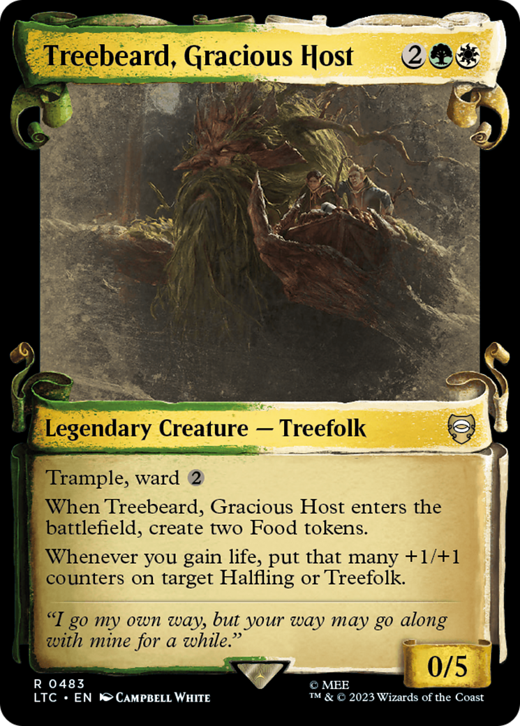 Treebeard, Gracious Host [The Lord of the Rings: Tales of Middle-Earth Commander Showcase Scrolls] | Mega City Incorporated