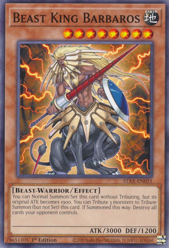 Beast King Barbaros [STAX-EN031] Common | Mega City Incorporated