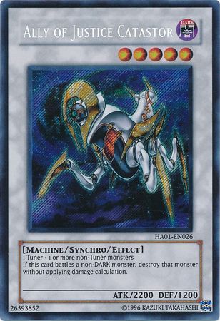 Ally of Justice Catastor [HA01-EN026] Secret Rare | Mega City Incorporated