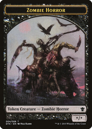 Zombie Horror Token [Dragons of Tarkir Tokens] | Mega City Incorporated