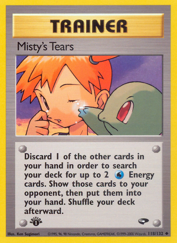 Misty's Tears (118/132) [Gym Challenge 1st Edition] | Mega City Incorporated