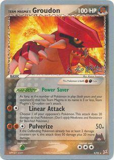 Team Magma's Groudon (9/95) (Magma Spirit - Tsuguyoshi Yamato) [World Championships 2004] | Mega City Incorporated