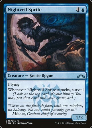 Nightveil Sprite [Guilds of Ravnica] | Mega City Incorporated