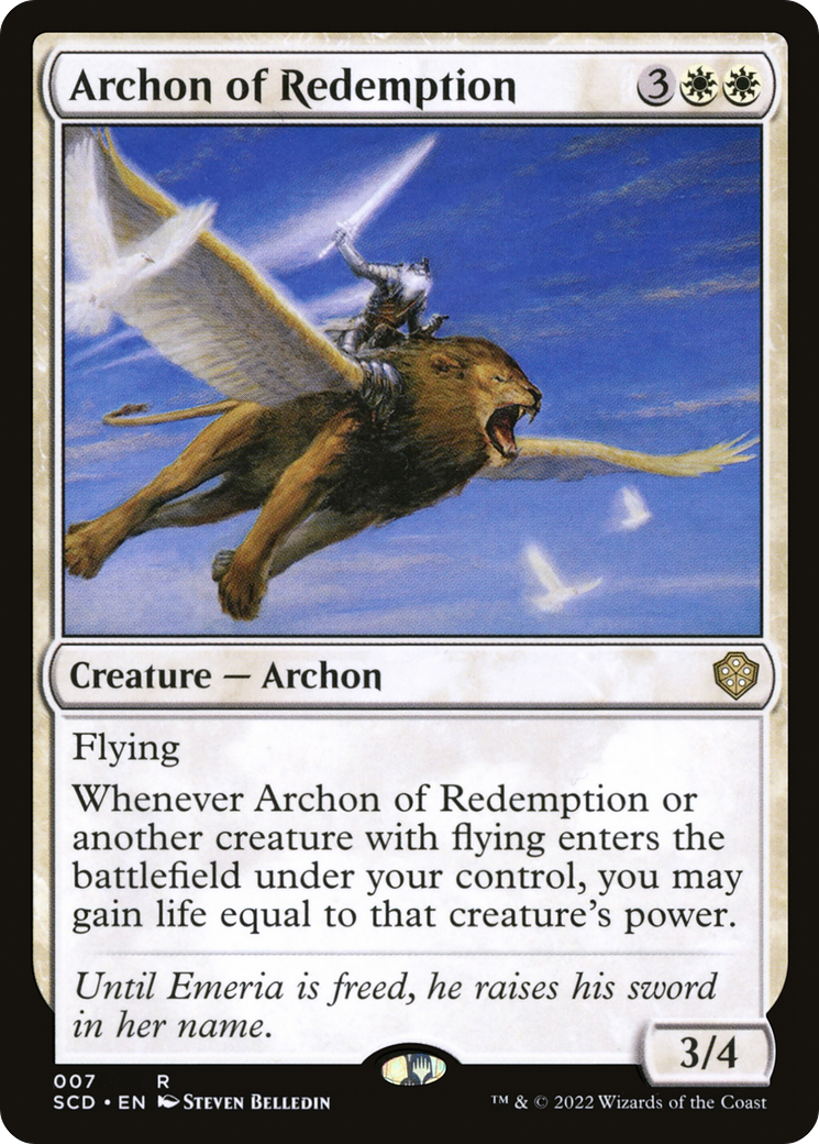 Archon of Redemption [Starter Commander Decks] | Mega City Incorporated