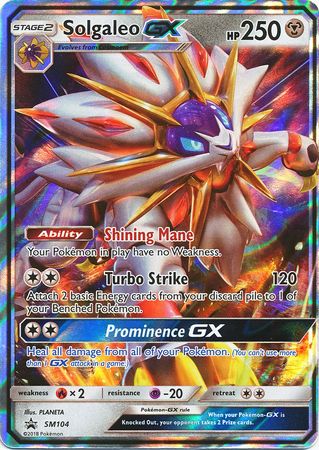 Solgaleo GX (SM104) (Jumbo Card) [Sun & Moon: Black Star Promos] | Mega City Incorporated