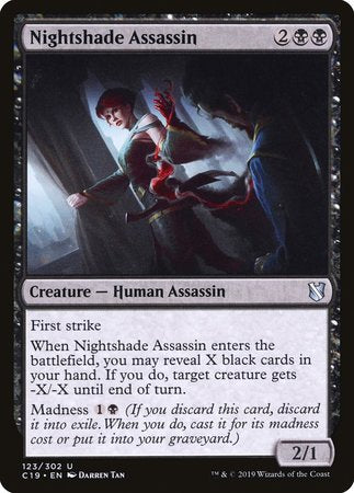 Nightshade Assassin [Commander 2019] | Mega City Incorporated