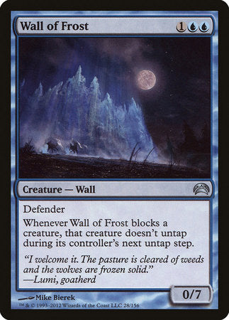 Wall of Frost [Planechase 2012] | Mega City Incorporated