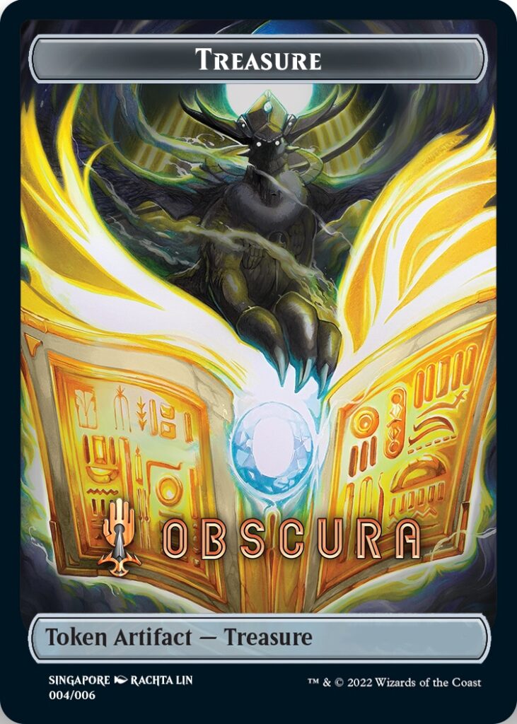 Treasure Token (Obscura) (Southeast Asia Artists) [Streets of New Capenna Tokens] | Mega City Incorporated