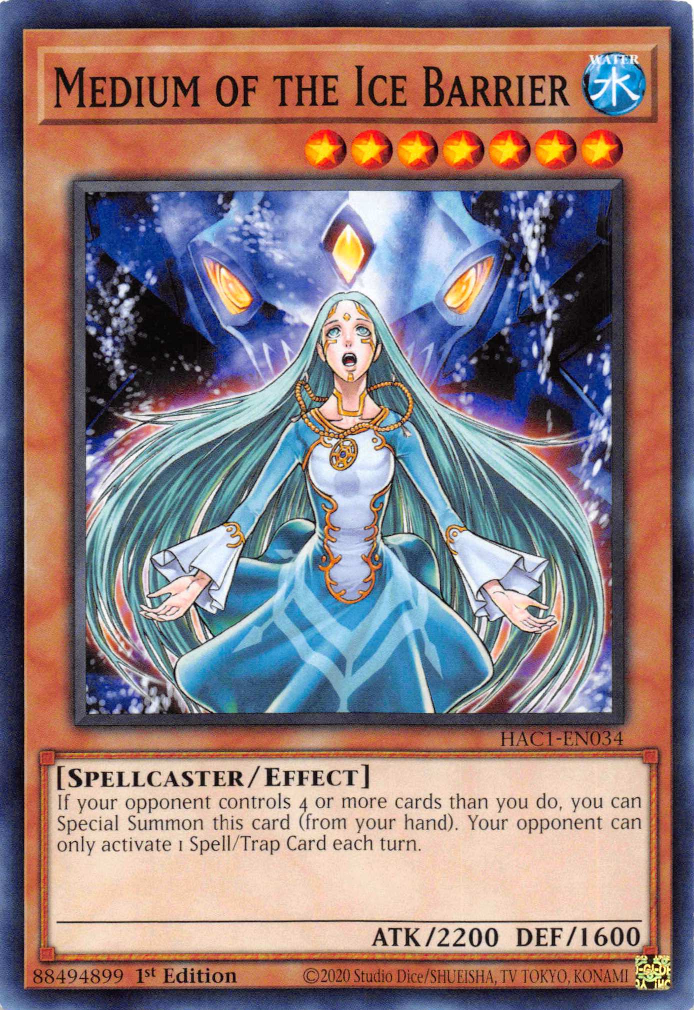Medium of the Ice Barrier (Duel Terminal) [HAC1-EN034] Parallel Rare | Mega City Incorporated