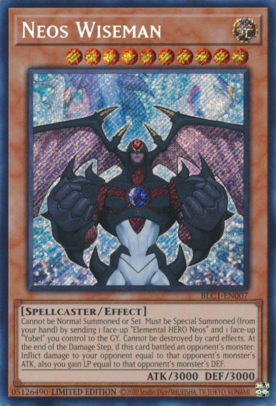 Neos Wiseman [BLC1-EN007] Secret Rare | Mega City Incorporated